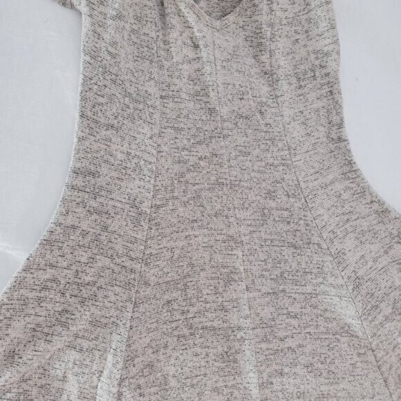 Gray ACEMI Warm Grey Heather Ballet Style Skater Dress- Small - Picture 11 of 13